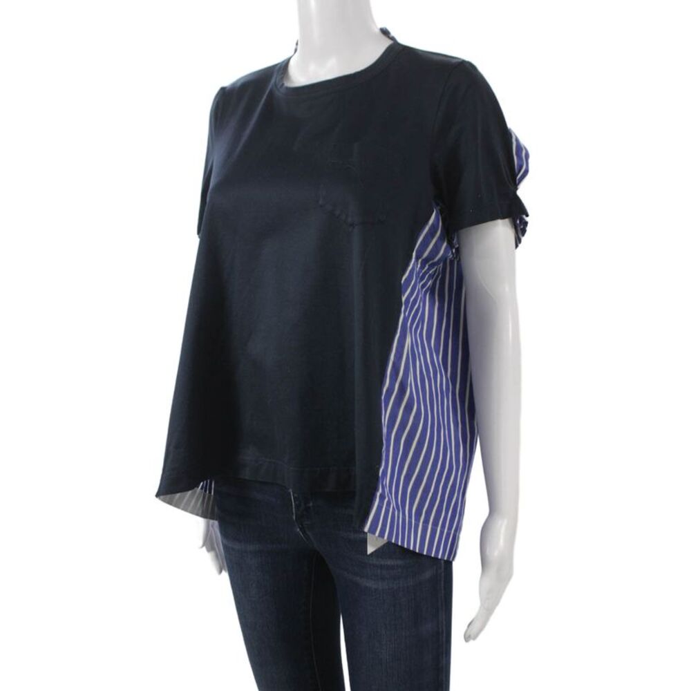 Domenico Vacca Womens Short Sleeve Cotton Blue T-Shirt Pullover Size 40